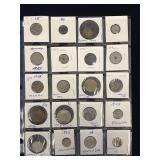 20 Foreign coins in a page