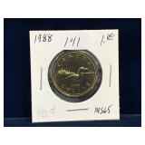 1988 Can Loonie,  Unc. MS65