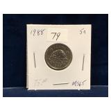 1988 Can Nickel Unc. MS65