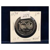 1974 Can Dollar Coin, Winnipeg Unc. MS65
