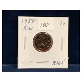 1988 Can Penny, Red Unc. MS65