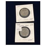 1978, 1997 Can Quarters, Uncirculated MS65