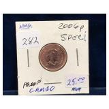 2006P Can Penny, Red , Cameo