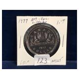 1977 Can Dollar Coin, ATT, JWL/SWL Unc. MS65