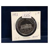 1973 Can Dollar Coin, PEI Unc. MS65