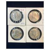 1971 - 77 USA Kennedy Half Dollars