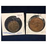 Confederation and Royal Visit tokens