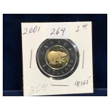 2001 Can Toonie,  Unc. MS65