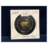 2008 Can Toonie, Unc. MS65