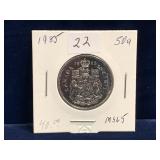 1985 Can Half Dollar,   Uncirculated MS65