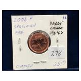 2006P Can Penny, Red , Cameo