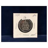 1999 Can Half Dollar,   Uncirculated MS65