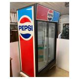Pepsi 2 door cooler, 48 x 29' x 79' High