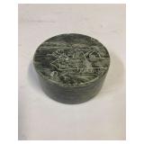 Soapstone trinket dish.