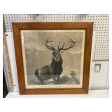 Sir Edwin Landseer.  'Monarch of the Glen' 31x31'