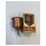 Coleman oil filter funnel w original box