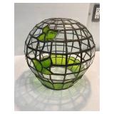 Rare antique Tiffany style votive holder