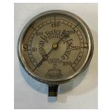 Lafrance fire engine water pressure gauge.