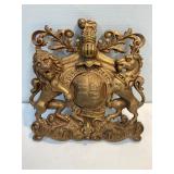 Cast iron UK Coat of Arms. 12' x 12'