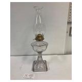 Hurricane coal oil lamp. 20' tall