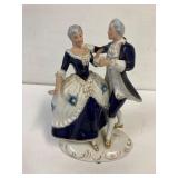 Royal Dux Bohemia dancing couple porcelain figurin