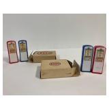 Esso salt and pepper shakers with boxes