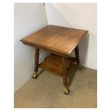 Claw foot table. 27 3/4' c 27 3/4' x 30 high