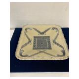 Antique glass light shade. 14' x 14'