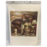 1970 vintage troll poster by John Bauer 19' x 27'