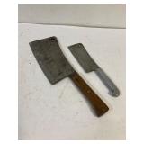 2 cleavers. 9 and 6' blades.