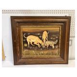 Boschiff  'Dogs attacking Wolfe'  Painting.