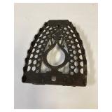 Victorian style cast iron trivet