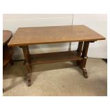 Mission Trestle Library Table