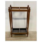 Retro Cane and umbrella stand 18 x 10 x 32' high.