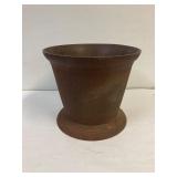Cast iron plant pot. 10' tall weighs 44 pounds