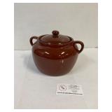 #2 Bean pot, no visible cracks.