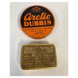 Dubbin & Pastilles tins.