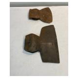 2 offset broadaxe heads