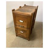 Antique Filing Cabinet Drawers  15 x 24.5 x 29' H