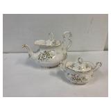 Royal Albert bone China teapot. Sugar bowl