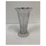 Betsy Ross cut glass vase. 8' h