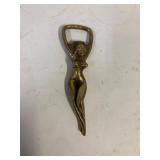 Brass girly bottle opener