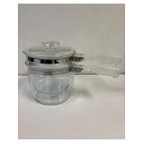 Pyrex flame Ware double boiler pot