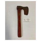 Offset bearded hatchet.