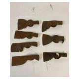 7 assorted roofing hatchet heads