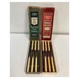 Sheffield cutlery in original boxes.