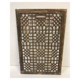 Cast Iron floor grate. 20 5/8' x 13 7/8'