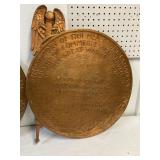 CIBC WWI memorial plaque. Elfros Branch