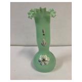 Fenton Willow Green Opalescent vase