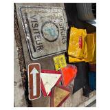 Signs, bags